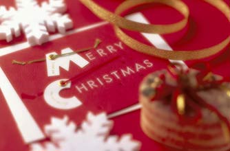 Christmas cards and tags