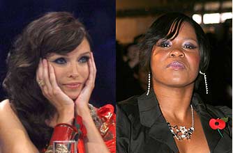 Rachel Hylton and Dannii Minogue