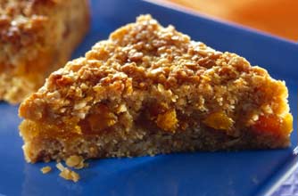 Apricot and raisin flapjack