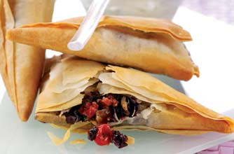 Berry lamb samosas recipe Berry lamb samosas recipe
