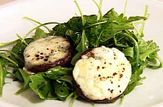 Gino D'Acampo's dolcelatte stuffed mushrooms Gino D'Acampo's dolcelatte stuffed mushrooms