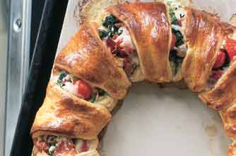 Tana Ramsay recipe, croissant ring