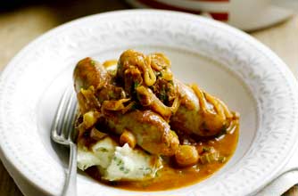 Sausage and leek casserole_British Leeks