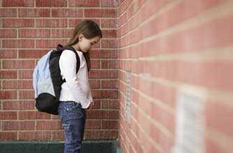 Little-girl-at-school
