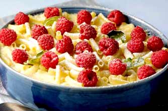Coconut macaroni pud