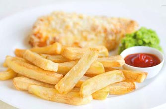 Paul Bloxham's simple fish and chips