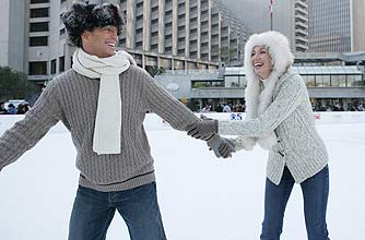 Couple ice skating_rex Couple ice skating_rex