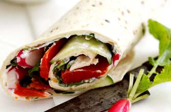 Salmon wrap with horseradish_Alaska Seafood