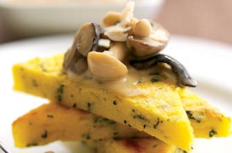 Polenta_Grana padano parmesan