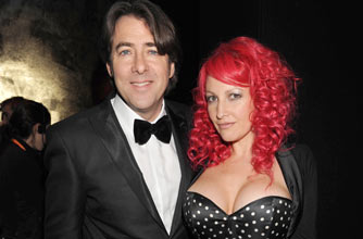 Jonathan Ross and wife