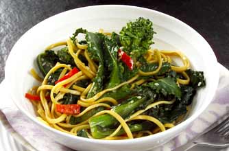 Purple sprouting broccoli and sesame stir-fry Purple sprouting broccoli and sesame stir-fry