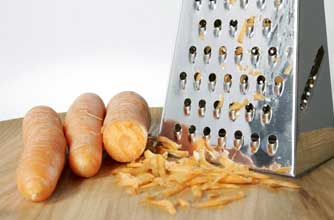 Grated carrots Grated carrots