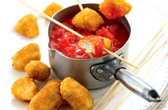 Rice Krispie chicken nuggets