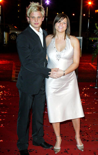 Pregnant Jade Goody with boyfriend Jeff Brazier, March 2003 Pregnant Jade Goody with boyfriend Jeff Brazier, March 2003