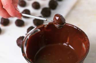 Making truffles step 3