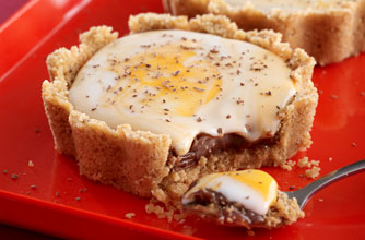 Easter tarts made with Cadbury Creme Eggs