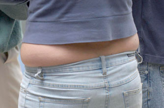 The dreaded muffin top