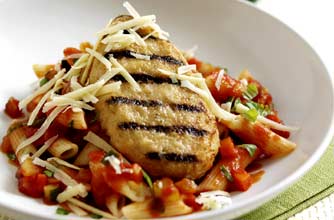 5.	Chicken grills with penne pasta and five vegetable sauce