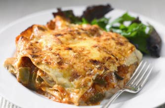 Vegetable lasagne