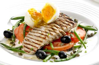 Tuna egg salad Nicoise