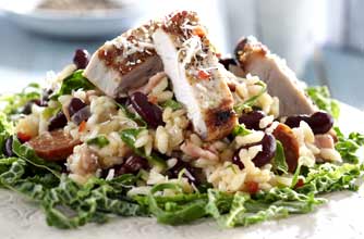 Brazilian bean risotto