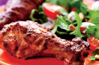 Chicken tikka salad