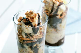 Bill Granger's chunky monkey parfait Bill Granger's chunky monkey parfait
