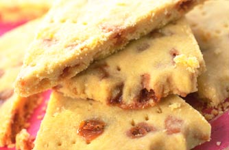 Fudge shortbread