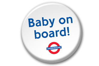 Baby on board badge
