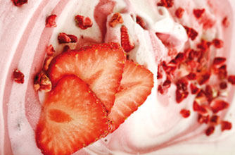 Strawberries and yoghurt Strawberries and yoghurt