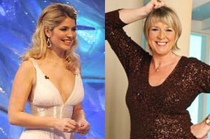 Holly Willoughby and Fern Britton