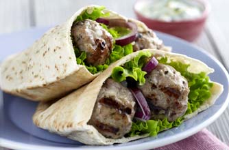 Pork and rosemary kebabs