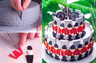Soldier cake stages Soldier cake stages