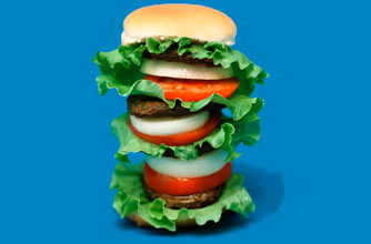 Large burger