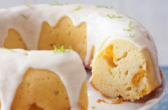 Bill Granger's lime and mango cake