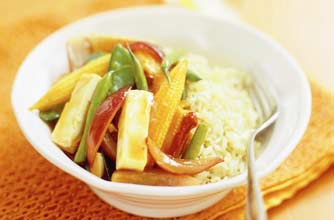 Sweet chilli tofu