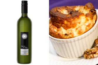 Leek and cheese souffle Leek and cheese souffle