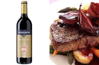 Steak with red wine and shallots Steak with red wine and shallots