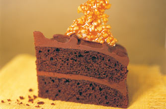 Sticky peanut butter cake