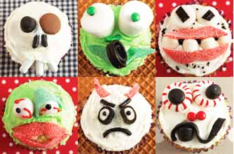 Annabel Karmel's scary cupcakes