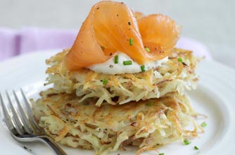 Michel Roux's potato pancakes