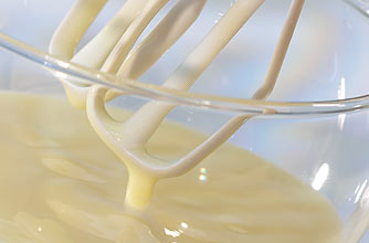 Homemade custard Homemade custard
