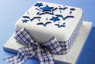 How to make a Christmas star design cake How to make a Christmas star design cake