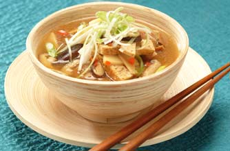 Vegetarian hot and sour soup