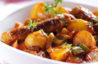 Easy sausage and potato casserole Easy sausage and potato casserole