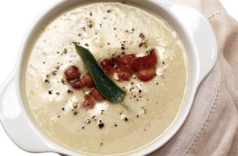 Butterbean and bacon soup