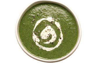 Spinach with horseradish cream soup Spinach with horseradish cream soup