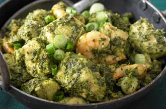 Aromatic green chicken curry Aromatic green chicken curry