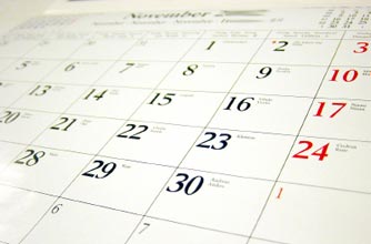 Alternate Day Diet calendar