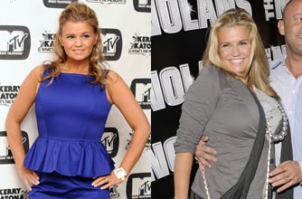 Kerry Katona before and after picture